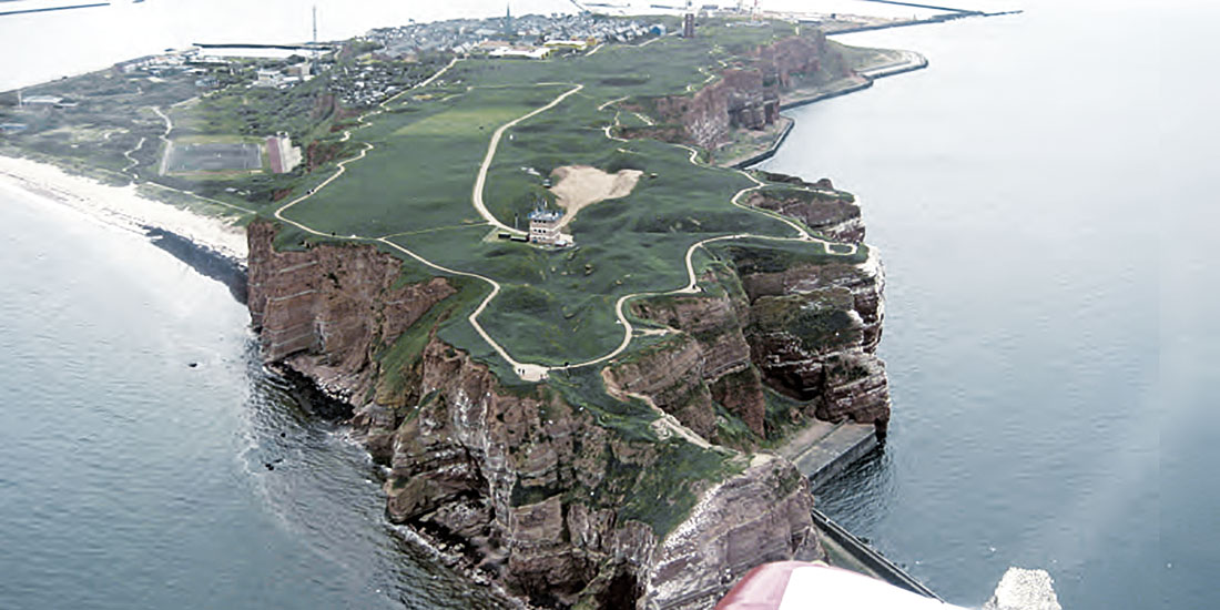 Eidgenossen über Helgoland